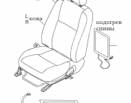 Переднее сиденье Geely GC6
